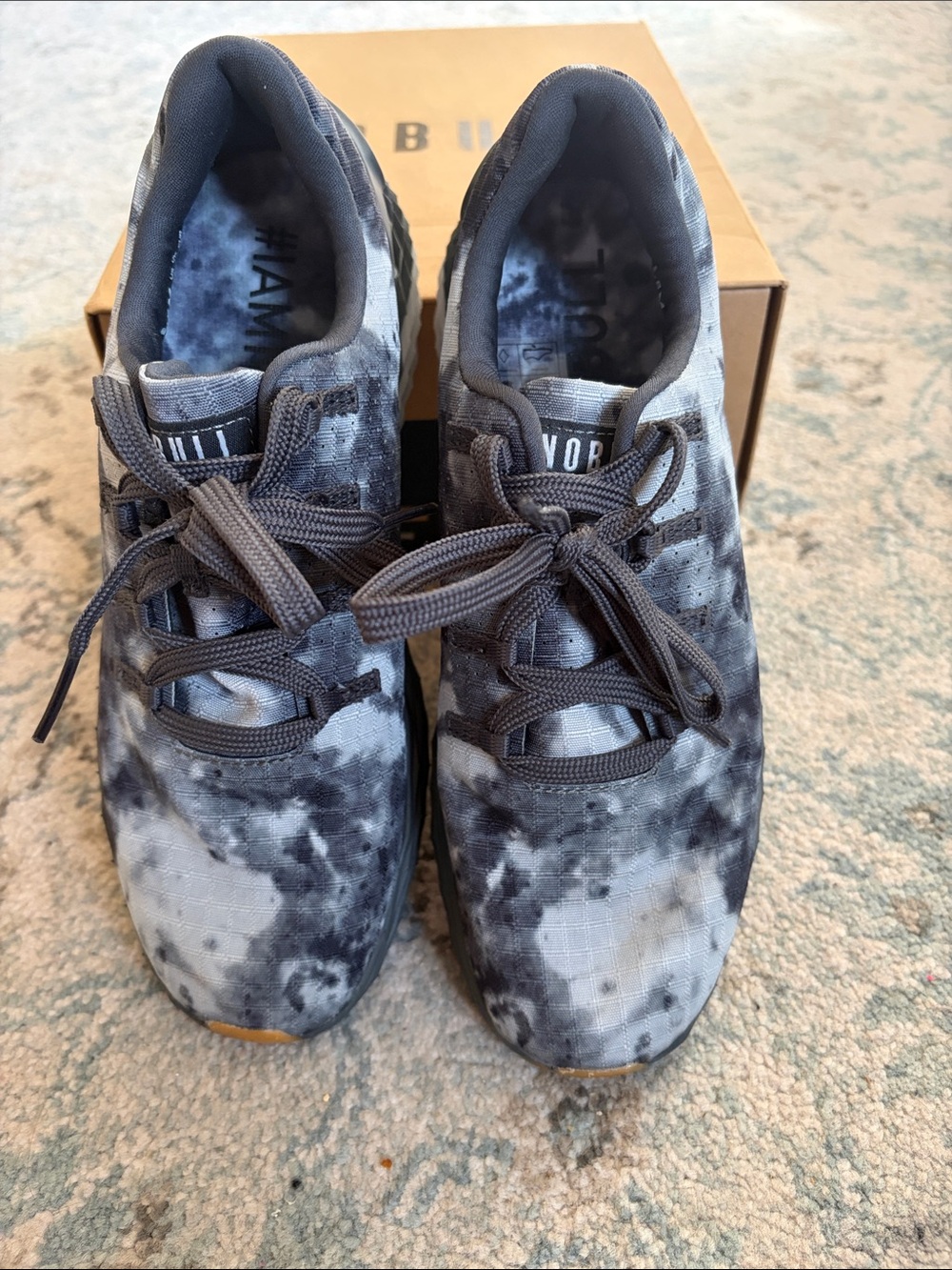 NOBULL Women’s Grey Tie-Dye Sneakers